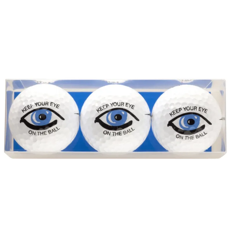 Tres bolas - motivo Keep Your Eye (mantén tu ojo)