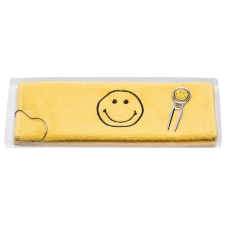 Toalla de Caddy bordada Smiley