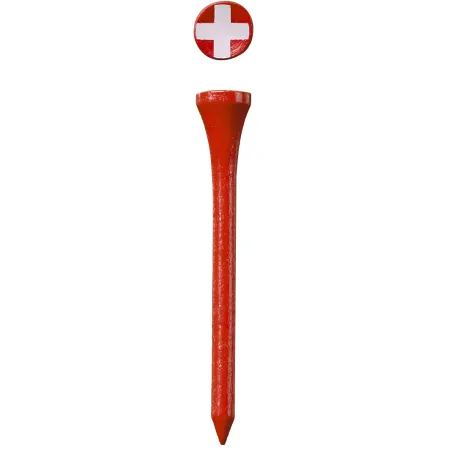 PACK DE TEES CRUZ SUIZA Bolsa con 100 Tees 54 mm