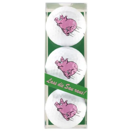 Tres bolas - motivo Cerdito