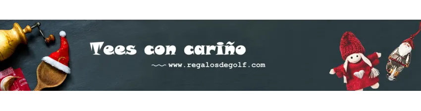 Tees de golf de madera con carino para regalo o colecionistas