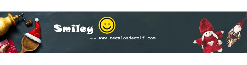 Smiley y Golf Accesorios de golf con motivos Smiley perfecto regalo